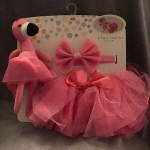“NWT"‎ 3 Piece Pink TUTU Set for Infants - Little Me